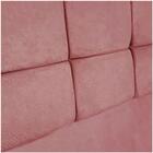 Cabeceira Casal 1,40m Nina Suede Rosê - Pallazio