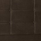 Cabeceira Casal 1,60m Toquio Suede Marrom Dal Poz Estofados