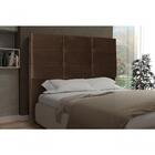 Cabeceira Casal 1,95m Tóquio Suede Marrom