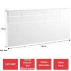 Cabeceira Casal 100% Mdf 2298 Branco - Foscarini