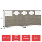 Cabeceira Casal 100% Mdf 22991 Demolição/branco - Foscarini