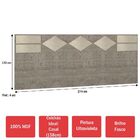 Cabeceira Casal 100% Mdf 22991 Demolição/marfim Areia - Fosca