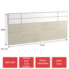 Cabeceira Casal 100% Mdf 2299 Marfim Areia/branco - Foscarini