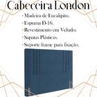 Cabeceira Casal 138 Cm London Veludo Soon
