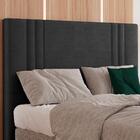 Cabeceira Casal 138 Cm London Veludo Soon