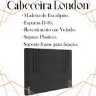 Cabeceira Casal 138 Cm London Veludo Soon