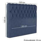 Cabeceira Casal 138 Cm Vegas Veludo Soon