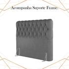 Cabeceira Casal 138 Cm Vegas Veludo Soon