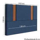 Cabeceira Casal 138 Cm Veron Veludo Soon