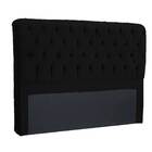 Cabeceira Casal 138cm Para Cama Box Maria Suede Veludo Preto