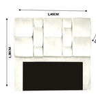 Cabeceira Casal 138cm Para Cama Box Poliana Versão 3d Suede