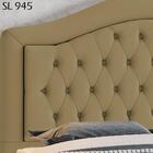 Cabeceira Casal 140 Cm Balize Veludo Sl 940 Peer