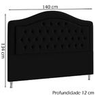 Cabeceira Casal 140 Cm Balize Veludo Sl 940 Peer