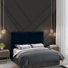 Cabeceira Casal 140 Cm Barcel Veludo Peer