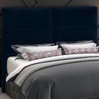 Cabeceira Casal 140 Cm Barcel Veludo Peer