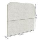 Cabeceira Casal 140 Cm Com Frame Alana Boucle Artte