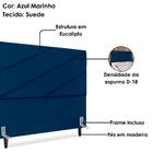 Cabeceira Casal 140 Cm Com Frame Cristal Suede Artte