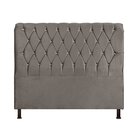 Cabeceira Casal 140 Cm Com Strass Grécia Bege