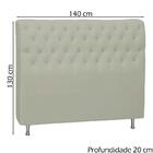 Cabeceira Casal 140 Cm Dumos Veludo Peer