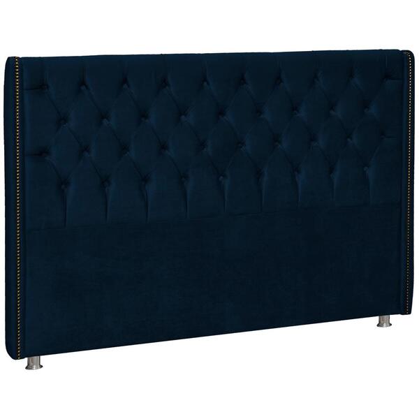 Cabeceira Casal 140 Cm Firezz Veludo Peer