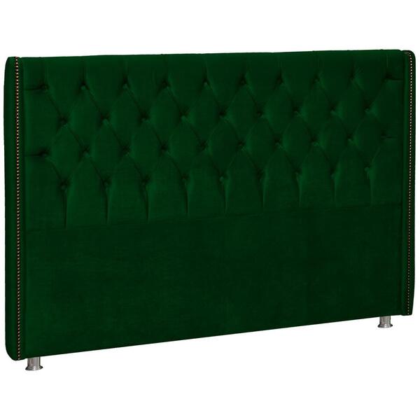 Cabeceira Casal 140 Cm Firezz Veludo Peer