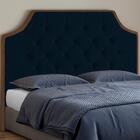 Cabeceira Casal 140 Cm Horion Veludo Peer