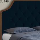 Cabeceira Casal 140 Cm Horion Veludo Peer