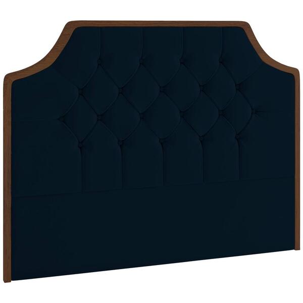 Cabeceira Casal 140 Cm Horion Veludo Peer