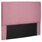 Cabeceira Casal 140 Cm Londres Veludo Rosa - Nexta Casa