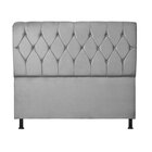 Cabeceira Casal 140 Cm Málaga Cinza