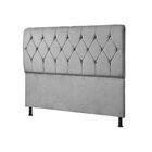 Cabeceira Casal 140 Cm Málaga Cinza