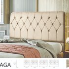 Cabeceira Casal 140 Cm Málaga Preto