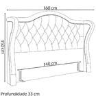 Cabeceira Casal 140 Cm Monacc Linho Peer