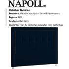 Cabeceira Casal 140 Cm Napoll Veludo Peer