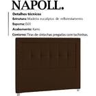 Cabeceira Casal 140 Cm Napoll Veludo Peer