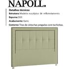 Cabeceira Casal 140 Cm Napoll Veludo Peer