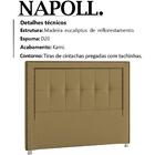 Cabeceira Casal 140 Cm Napoll Veludo Peer