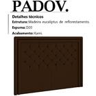 Cabeceira Casal 140 Cm Padov Veludo Peer