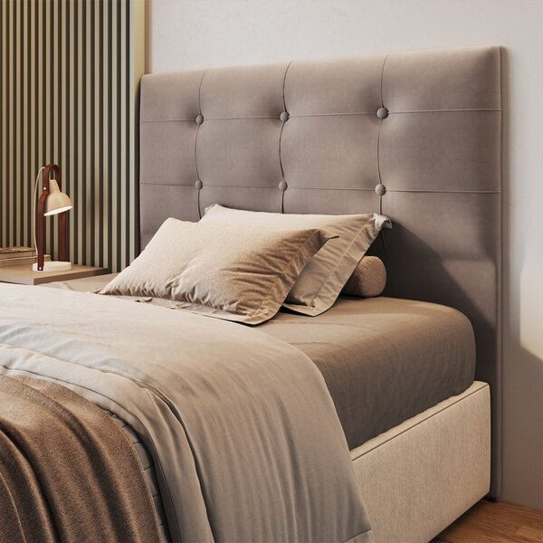 Cabeceira Casal 140 Cm Pop Londres Bege