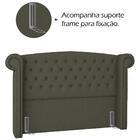 Cabeceira Casal 140 Cm Valenn Linho Peer