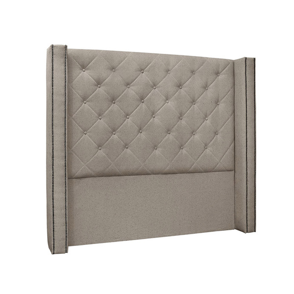 Cabeceira Casal 140 Cm Vicenza Linho Rustico Areia - Ssx Mult