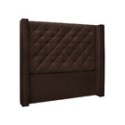 Cabeceira Casal 140 Cm Vicenza Suede - Ssx Multicoisas - Café