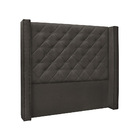 Cabeceira Casal 140 Cm Vicenza Suede - Ssx Multicoisas - Cinza