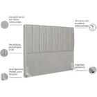 Cabeceira Casal 140cm Allia Linho Rm