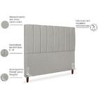 Cabeceira Casal 140cm Arlla Linho Rm