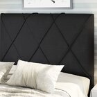 Cabeceira Casal 140cm Bud Espresso Móveis Veludo Preto