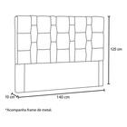 Cabeceira Casal 140cm Carlotta Dmonegatto