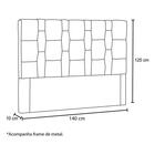 Cabeceira Casal 140cm Carlotta Dmonegatto