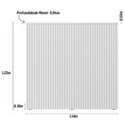 Cabeceira Casal 140cm Com Frame Pipa Linea Brasil