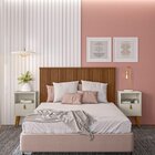 Cabeceira Casal 140cm Com Frame Pipa Linea Brasil